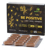 BE POSITIVE, Humör-booster. 4 växtextrakt + 4 Vitaminer + 2 Canabionider