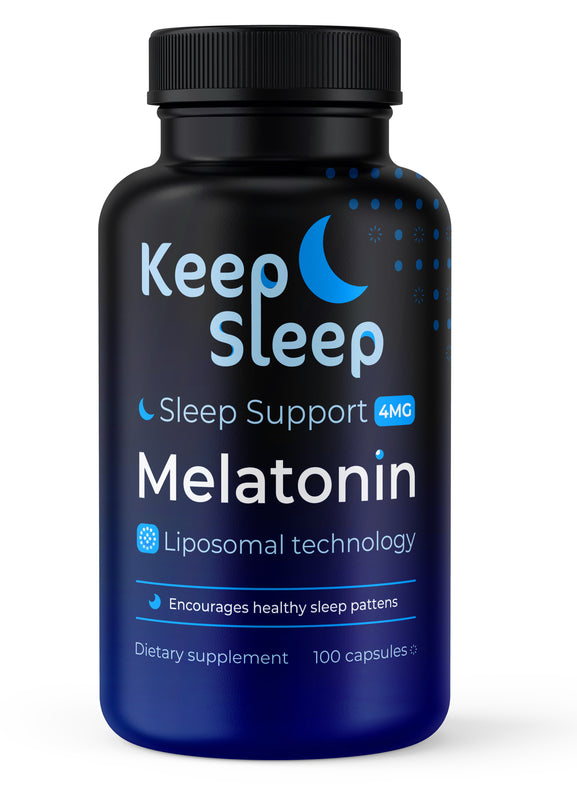Melatonin 4 mg. 100 kapslar, Ny version med Liposomal!
