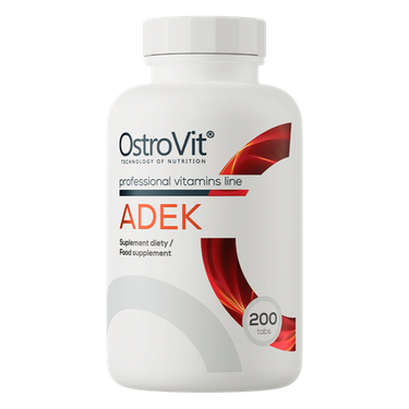 OstroVit ADEK vitamintilskud, 200 tabletter
