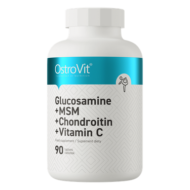 Glukosamin + MSM + Kondroitin + C-vitamin, 90 piller