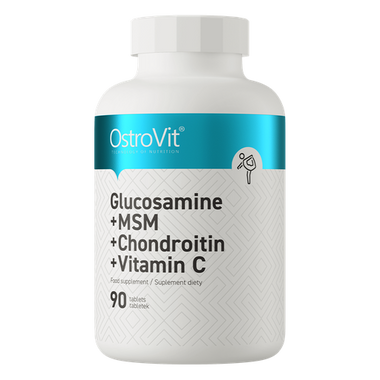 Glukosamin + MSM + Kondroitin + C-vitamin, 90 piller