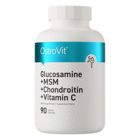 Glukosamin + MSM + Kondroitin + C-vitamin, 90 piller