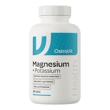 Magnesium och Kalium + Vitamin B6, 60 tabletter