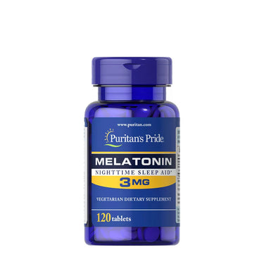 Purithan´s Pride  Melatonin, 3 mg. 120 tabletter