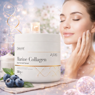Kollagen, Marine. C-vitamin, Blåbärsmak. 200 gr. (till 75 dagar!)