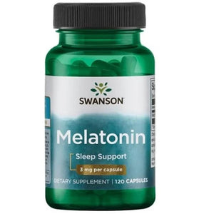 Swanson Melatonin, 3 mg. 120  kapsler