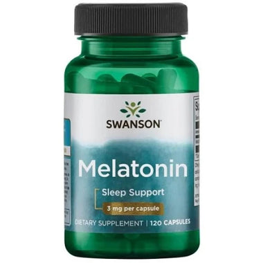 Swanson Melatonin, 3 mg. 120  kapsler