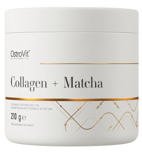 Kollagen, Marine Type1, C-vitamin +Matcha