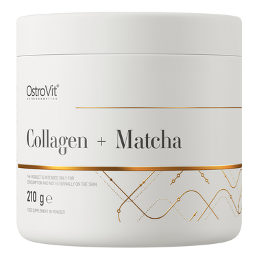 Kollagen, Marine Type1, C-vitamin +Matcha