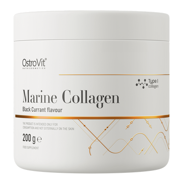 Kollagen, Bovine med C-vitamin, Blåbärsmak. 200 gr.