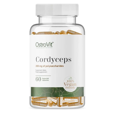 Cordycept Medicinska svampar, Veganske 60 kapsler - vitaminone.se