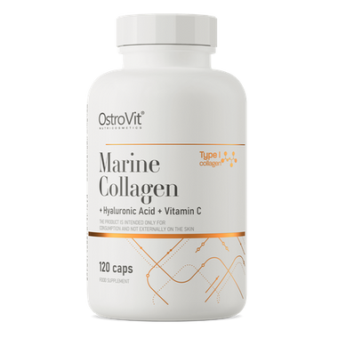 Kollagen, Marine Type1 + Hyaluronsyra + C-vitamin. 120 kapslar - vitaminone.se