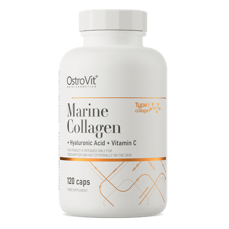 Kollagen, Marine Type1 + Hyaluronsyra + C-vitamin. 120 kapslar - vitaminone.se
