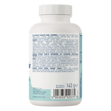 OstroVit NUTRISIE® Healthy Hair Vingummi - vitaminone.se