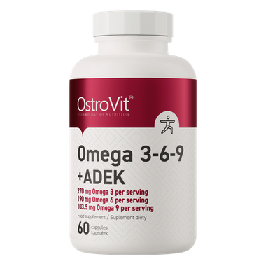 Omega 3-6-9 + ADEK 60 soft gel kapsler - vitaminone.se