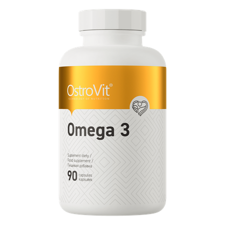 Omega 3 Fiskolja, 90 kapslar/mjuk gel - vitaminone.se