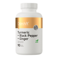 Gurkmeja +Svartpeppar + Ingefära, 90 tablett - vitaminone.se