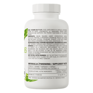 Vitamin B6 P-5-P, 60 kapsler - vitaminone.se