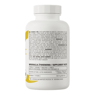 C-Vitamin. 500 mg. 90 tabletter - vitaminone.se