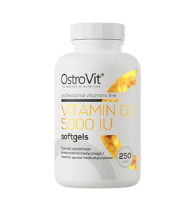 D-Vitamin D3 5000 IU, 250 styk soft gels kapslar - vitaminone.se