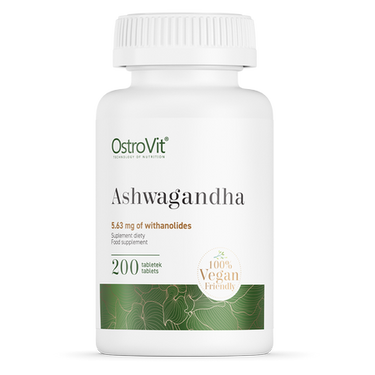 Ashwagandha, XL-pakke 200 tabletter. Veganske - vitaminone.se