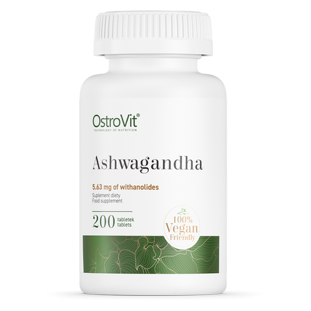 Ashwagandha, XL-pakke 200 tabletter. Veganske - vitaminone.se