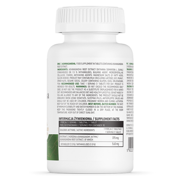 Ashwagandha, XL-pakke 200 tabletter. Veganske - vitaminone.se