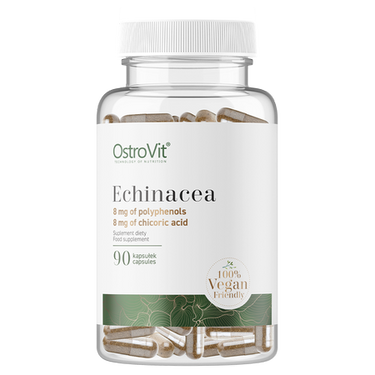 Echinacea, Röd solhatt. 90 kapslar, veganska - vitaminone.se