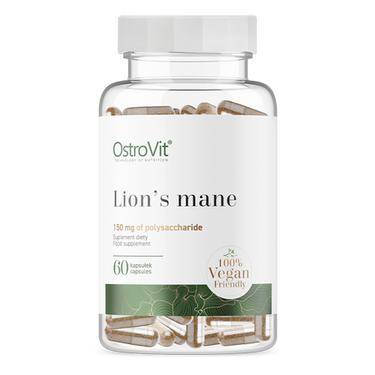 Lions Mane, 60 kapslar. Veganska. Mind Booster - vitaminone.se