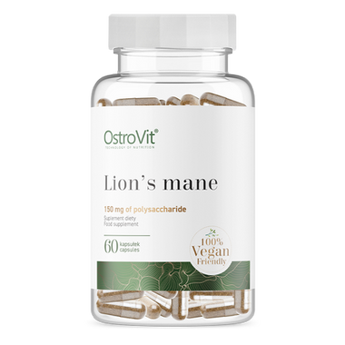 Lions Mane, 60 kapslar. Veganska. Mind Booster - vitaminone.se