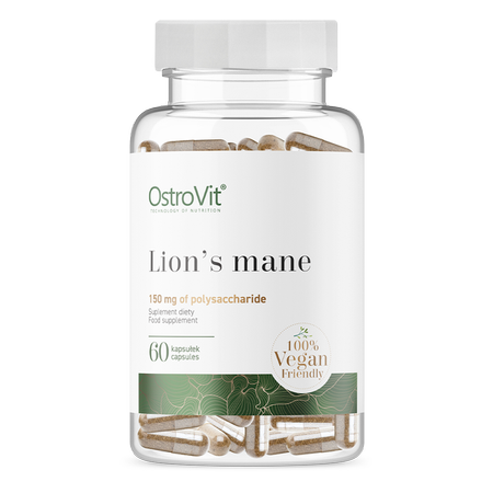 Lions Mane, 60 kapslar. Veganska. Mind Booster - vitaminone.se
