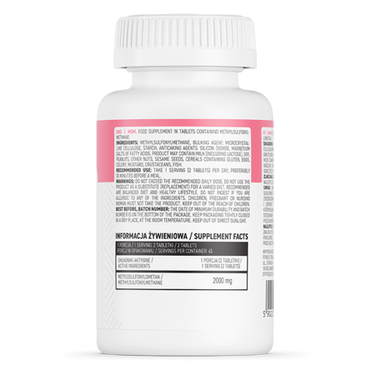 MSM 1000 mg. 90 tabletter - vitaminone.se
