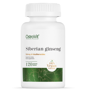 Sibirisk Ginseng, Veganska, 120 tabletter - vitaminone.se