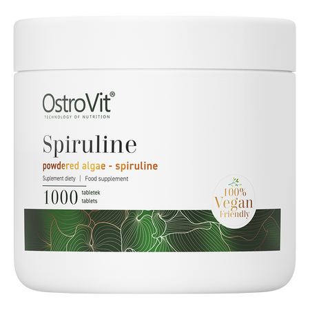 Spirulina, alger, Anti-oxidanter, Veganska. 1000 tabletter - vitaminone.se