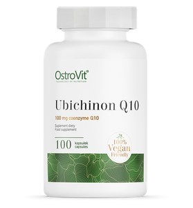Ubiquinone Q10, Vegan, 100 mg, 60 kapslar - vitaminone.se