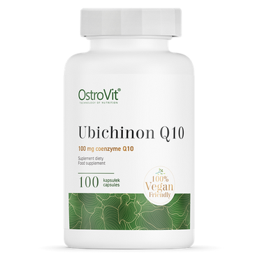 Ubiquinone Q10, Vegan, 100 mg, 60 kapslar - vitaminone.se