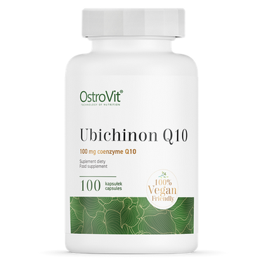 Ubiquinone Q10, Vegan, 100 mg, 60 kapslar - vitaminone.se