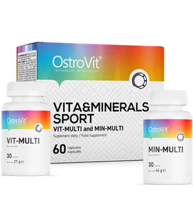 VITA & MINERALER Sport, 2 x 30 kapslar - vitaminone.se