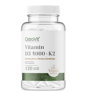 D-Vitamin D3 4000 IU, Vegan, 100 mcg, + K2. 120 kapslar - vitaminone.se