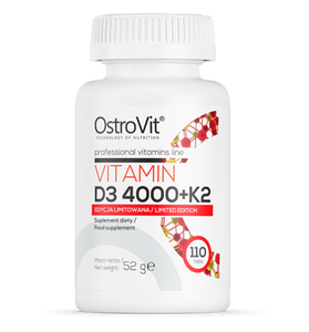 D-Vitamin D3 4000 IU, 100 mcg, + K2. 100 st tabletter - vitaminone.se