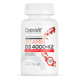 D-Vitamin D3 4000 IU, 100 mcg, + K2. 100 st tabletter - vitaminone.se