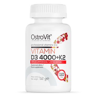 D-Vitamin D3 4000 IU, 100 mcg, + K2. 100 st tabletter - vitaminone.se