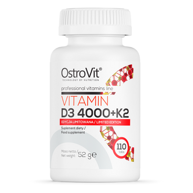 D-Vitamin D3 4000 IU, 100 mcg, + K2. 100 st tabletter - vitaminone.se